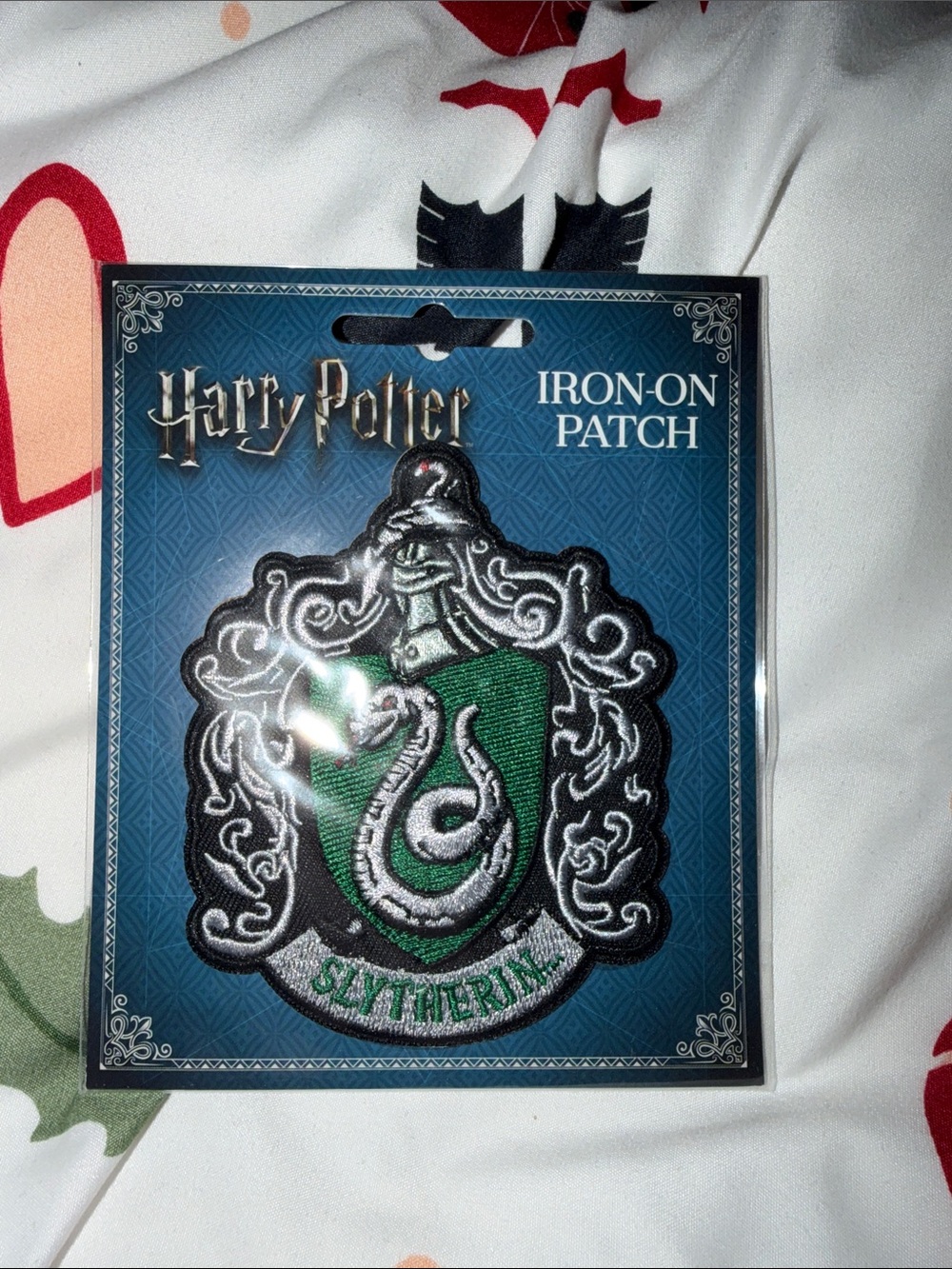 Harry Potter Slytherin Iron-On Patch NWT